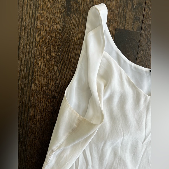 Lafayette 148 100% Silk Ivory Sleeveless Camisole - Picture 3 of 7